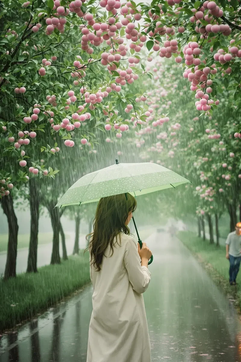 杏花微雨 电影海报 - jk白丝