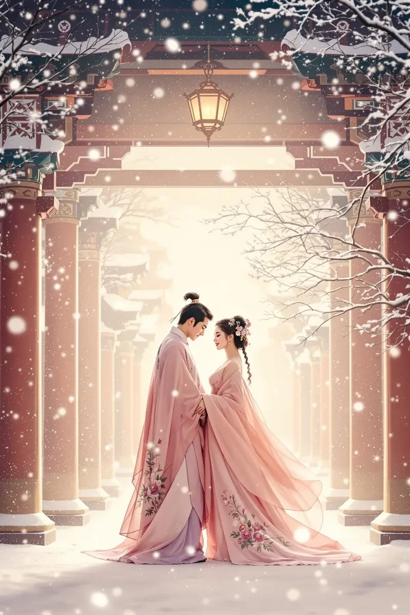 雪落长安 电影海报 - jk白丝